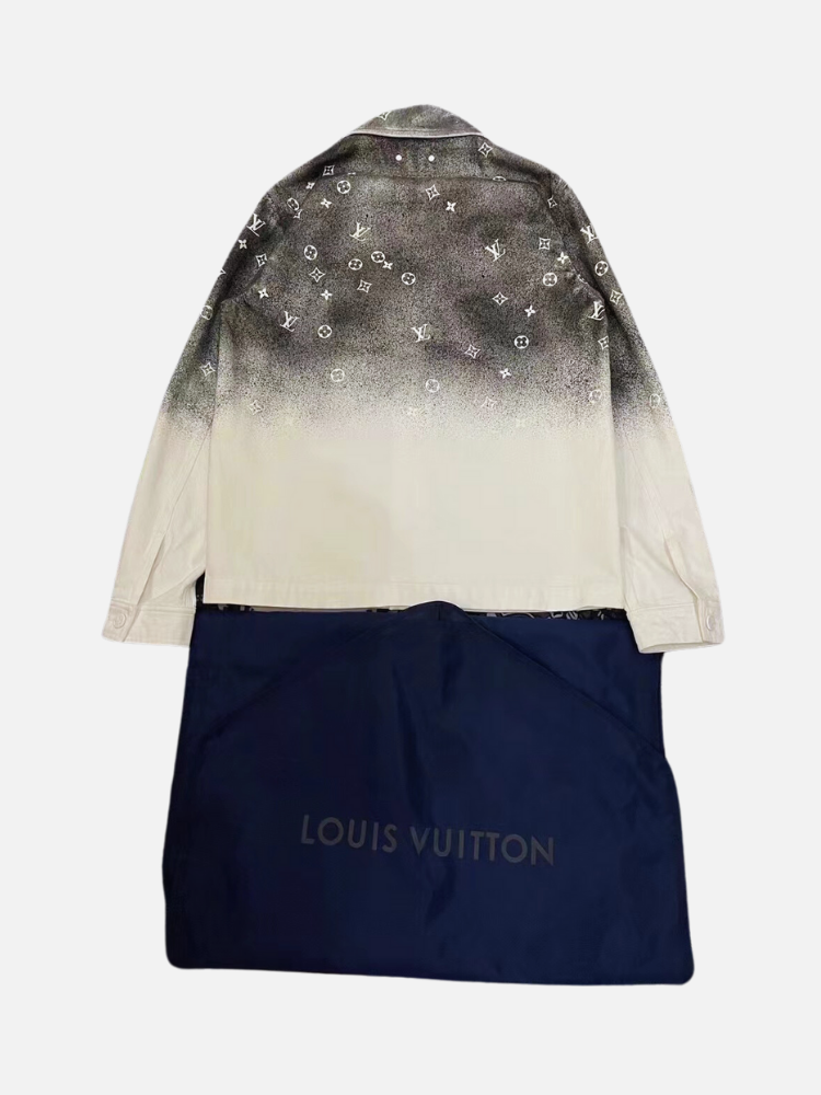Louis Vuitton denim baseball shirt *rare*