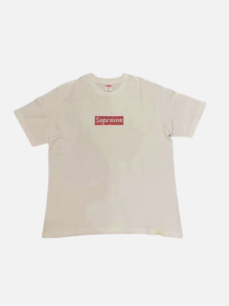 Supreme Swarovski Box Logo Tee