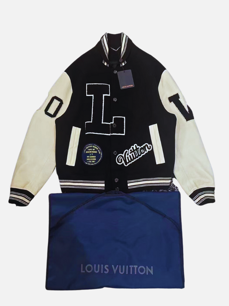 Louis Vuitton Scarf Varsity Jacket