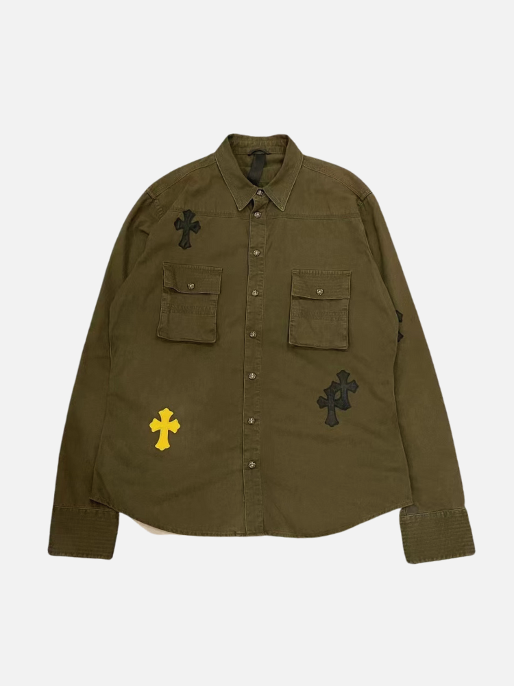 Chrome Hearts Multicolor Cross Shirt