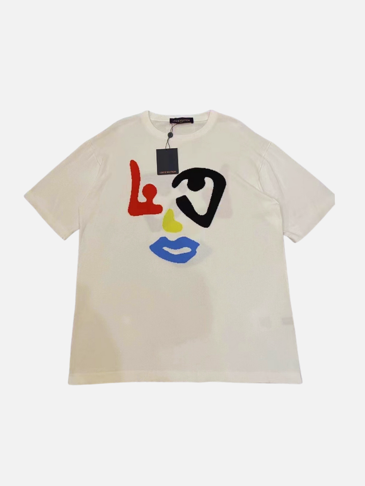 Louis Vuitton Graphic Short-sleeved Cotton Shirt