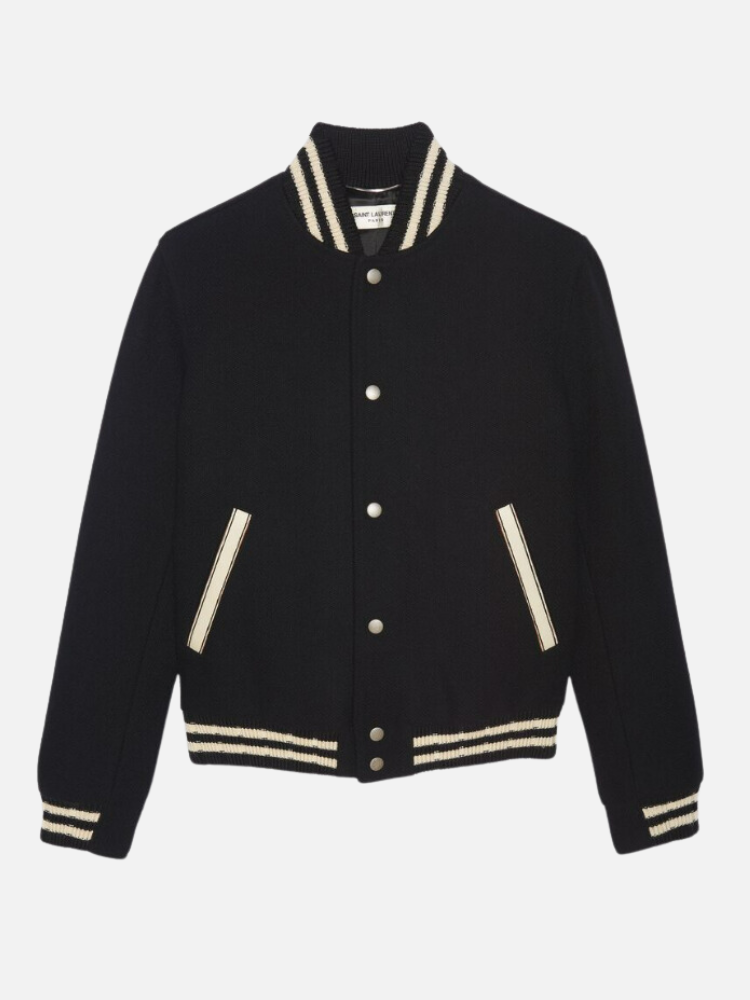 SAINT LAURENT TEDDY JACKET IN WOOL